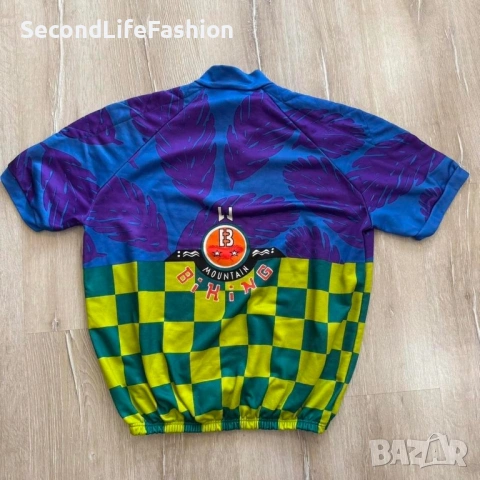 Вело тениска мъжка  фланелка Bogner Vintage, размер L къс ръкав, снимка 2 - Спортни дрехи, екипи - 53275183