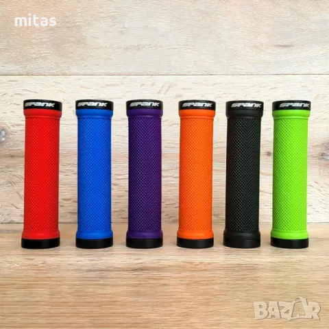 Грипове за велосипед SPANK SPOON, Ръкохватки, Заключващи скоби, 130мм, снимка 2 - Аксесоари за велосипеди - 48881397