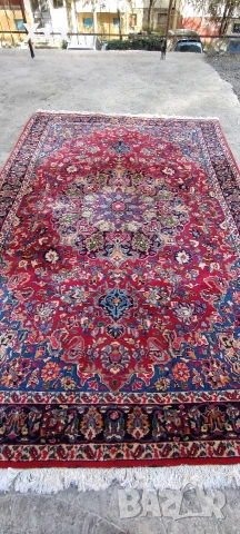 Ръчно тъкан вълнен персийски килим.Топ качество., снимка 2 - Килими - 53847588
