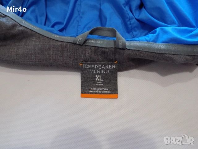 яке icebreaker merino wool горнище худи суичър блуза фанела екип туризъм планина мъжко оригинално XL, снимка 4 - Якета - 47816232