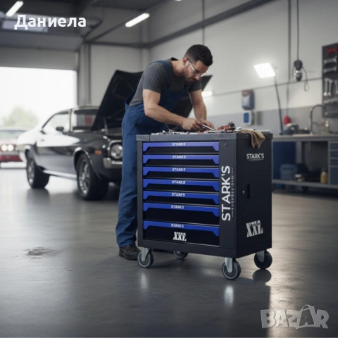 Професионална количка с инструменти 258 части – пълен набор за автосервизи и майстори, снимка 2 - Куфари с инструменти - 53339510