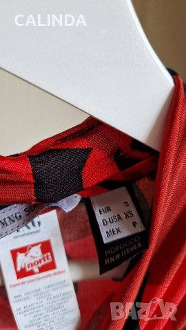 MANGO червена рокля по тялото, снимка 4 - Рокли - 42388542