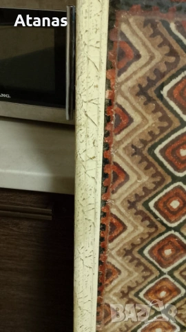 Стара картина от жакардов плат, снимка 7 - Колекции - 53586129