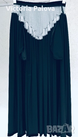 Много красива дизайнерска пола с джобове от кадифе, Италия, снимка 2 - Поли - 53629198