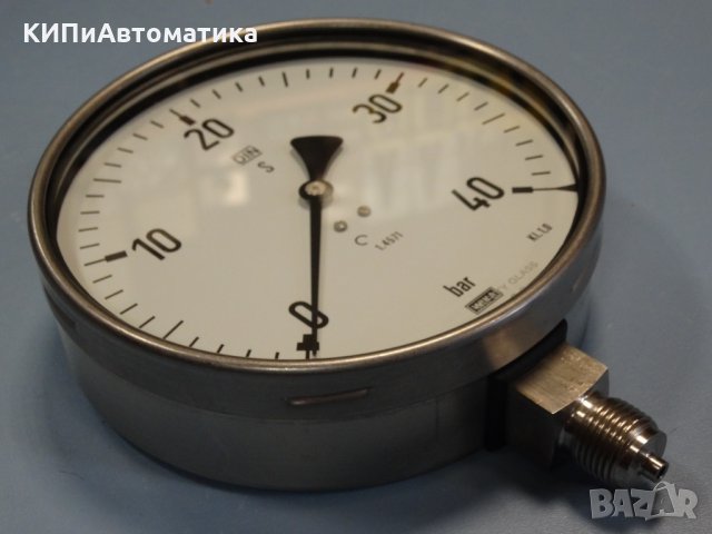 Манометър WIKA 232.50.160, Ф 160, 40 bar, снимка 5 - Резервни части за машини - 34450769