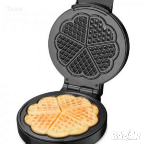 Гофретник с терморегулатор и незалепващи плочи – перфектни гофрети всеки път, снимка 2 - Гофретници - 52470033