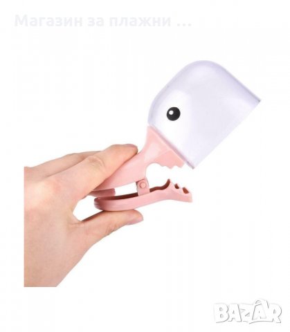 2 В 1 МЕРИТЕЛНА ЛЪЖИЧКА И ЩИПКА ЗАТВАРЯНЕ НА ПЛИК ЗА КУЧЕШКА ХРАНА - код 2740, снимка 3 - Други стоки за животни - 34161292