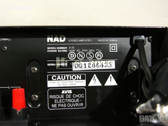 УСИЛВАТЕЛ  Nad 3120 , снимка 10 - Ресийвъри, усилватели, смесителни пултове - 44652816