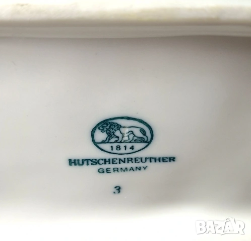 Порцеланова композиция с два препускащи коня - Hutschenreuther, Германия, снимка 6 - Статуетки - 53434366