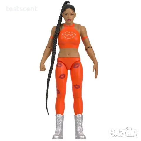 Екшън фигура WWE Bianca Belair Бианка Белеар Mattel Basic Series action figure играчка Red, снимка 17 - Колекции - 49171118