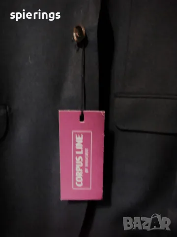 Тъмно син мъжки костюм размер 102 /50 +/, снимка 7 - Костюми - 49866155