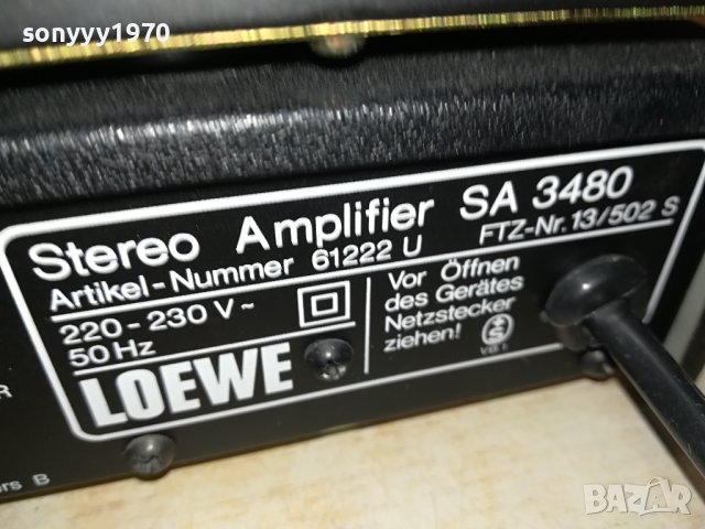 LOEWE AMPLIFIER & LOEWE TUNER-ВНОС SWISS LNV0707231147, снимка 15 - Ресийвъри, усилватели, смесителни пултове - 41476405