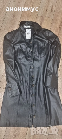 Кожена рокля Mango нова