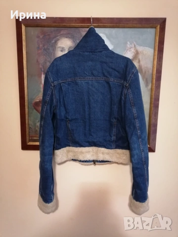 Дънково яке Levi's, за размер XS/S, снимка 2 - Якета - 53350942