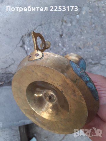 Красив месингов свещник Дания, снимка 5 - Декорация за дома - 39941032