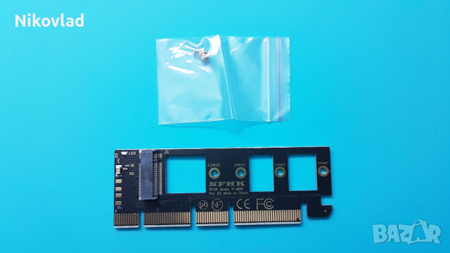 M.2 NVME AHCI SSD To PCI-E PCI Express 3.0 X4 or X8 or X16, снимка 3 - Други - 36188091