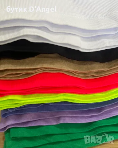 Късо бюстие с подплънки, които могат да се свалят в 8 цвята , снимка 2 - Корсети, бюстиета, топове - 50140964