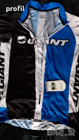 Ново Giant вело джърси М, снимка 8 - Спортни дрехи, екипи - 48675832