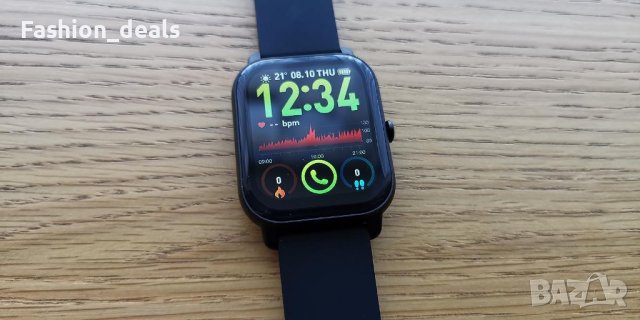 Нов Смарт часовник 1,85 инча Жени Мъже Водоустойчив Android iOS, снимка 8 - Смарт гривни - 42108599