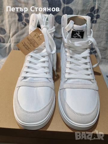 Високи мъжки кецове HUMMEL №44, снимка 3 - Кецове - 53793487