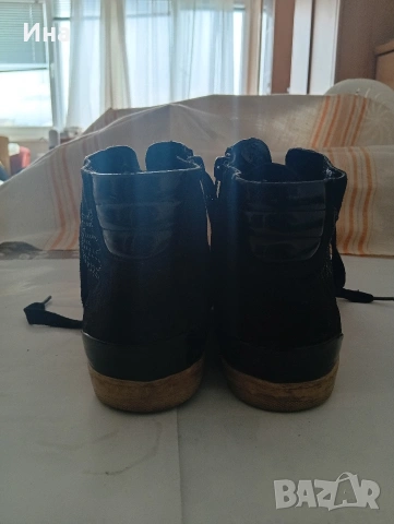 Черни спортни GABOR, австрийски,естествена кожа н.7, снимка 4 - Кецове - 53581342