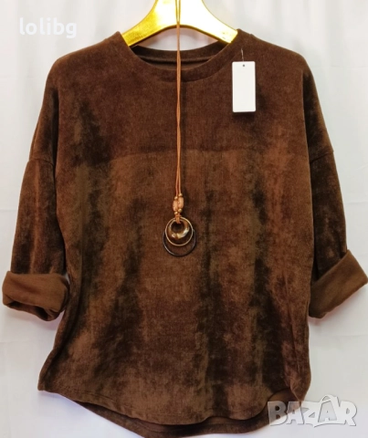 Италиански дамски блузи 2Х-3ХЛ размер., снимка 5 - Блузи с дълъг ръкав и пуловери - 52303437