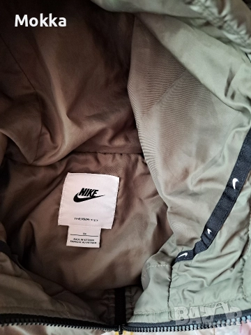 Зелено яке Nike 3 XL, снимка 6 - Якета - 52056644