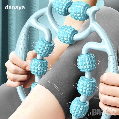 6454 Антицелулитен ролков масажор за крака ръце и врат