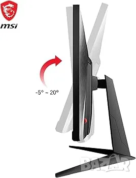 Гейминг монитор MSI G2412F, 23.8'', 180Hz, 1 ms, IPS, черен, снимка 4 - Монитори - 55754232