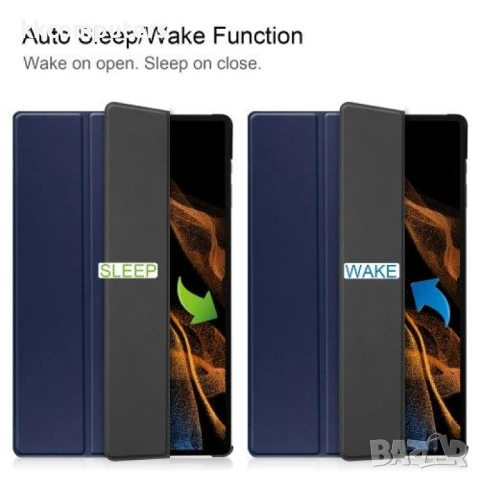 Samsung Galaxy Tab S10 Ultra Кожен Калъф и протектор, снимка 6 - Калъфи, кейсове - 51037194