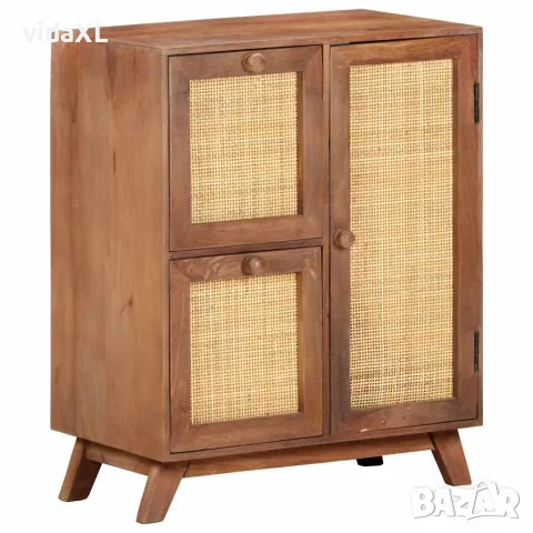 vidaXL Сайдборд, 60x35x75 см, мангово дърво масив, снимка 9 - Бюфети - 56146826
