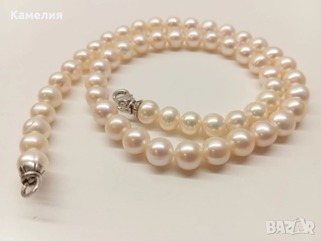 Колье, перли, снимка 6 - Колиета, медальони, синджири - 52108584