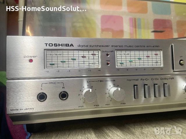 TOSHIBA SM-4750 Compact system - JAPAN, снимка 2 - Аудиосистеми - 53694290