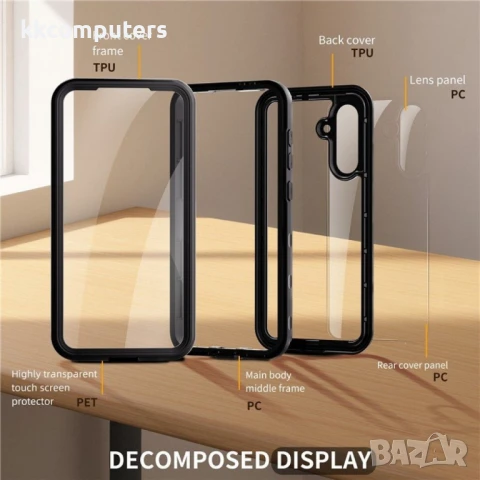 Samsung Galaxy A56 5G REDPEPPER Водоустойчив / Удароустойчив Калъф + Скрийн Протектор – Черен, IP68, снимка 8 - Калъфи, кейсове - 50797757