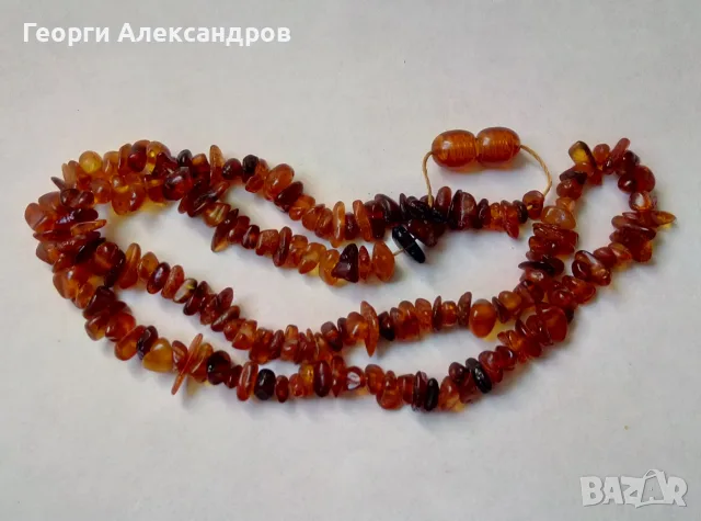 Старо Руско Красиво Нежно КЕХЛИБАРЕНО КОЛИЕ 100% НАТУРАЛЕН БАЛТИЙСКИ КЕХЛИБАР, снимка 2 - Антикварни и старинни предмети - 56137303