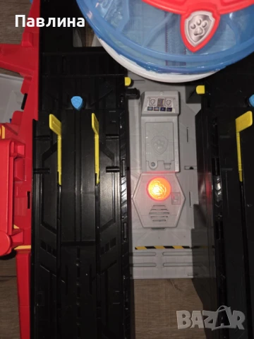 Paw Patrol: The Mighty Movie - Щаб самолетоносач Aircraft Carrier, снимка 18 - Влакчета, самолети, хеликоптери - 51179048