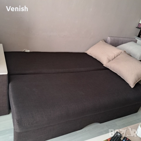 Голям разтегателен триместен диван , снимка 10 - Дивани и мека мебел - 52430332