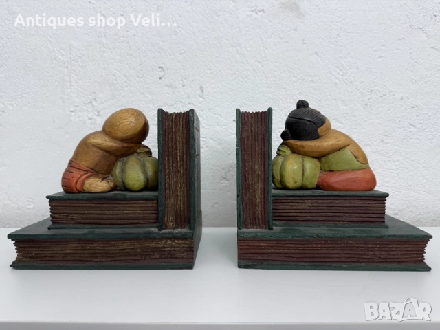 Дървени подпори за книги №7563 , снимка 3 - Други ценни предмети - 52246175