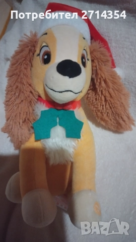 Плюшено кученце Лейди на Disney  и коледни украси , снимка 7 - Други - 52636864