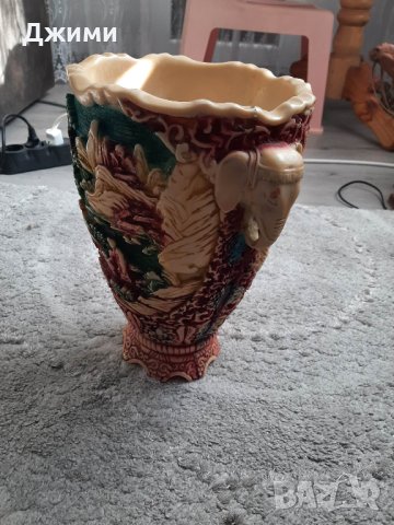 много красива ваза, снимка 5 - Антикварни и старинни предмети - 41341922