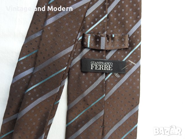 Gianfranco Ferre Класическа копринена вратовръзка НОВА, снимка 4 - Други - 41047080