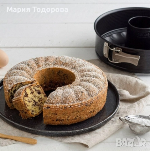 Кръгла форма за печене с две дъна 18см, снимка 4 - Форми - 52968603