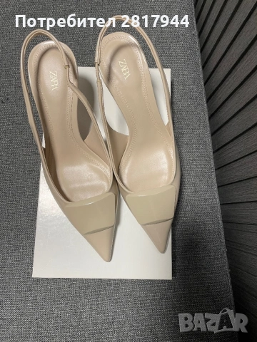 Дамски обувки Zara, снимка 2 - Дамски обувки на ток - 53602115