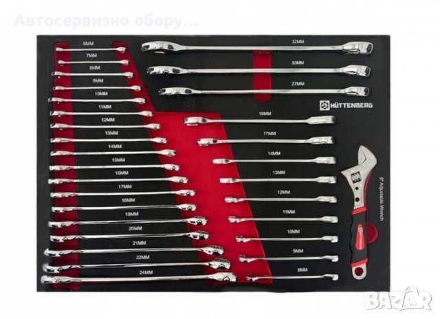 Шкаф с инструменти с 7 чекмеджета – 6 пълни ForceKraft - Huttenberg, снимка 4 - Други инструменти - 39943812