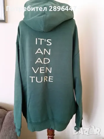 Три ватирани суитчера, фанели, блузи, снимка 2 - Суичъри - 49209961