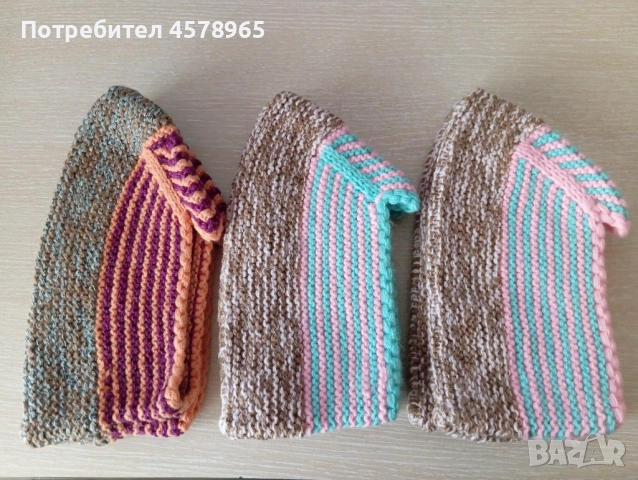 Продавам ръчно плетени терлици, снимка 2 - Други - 52071095