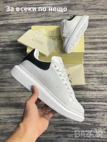 Alexander McQueen Мъжки Бели Маратонки👟Мъжки Спортни Обувки В Бял Цвят Код P1635
