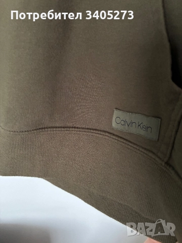 Суичър блуза анорак Calvin Klein, снимка 3 - Суичъри - 51849826