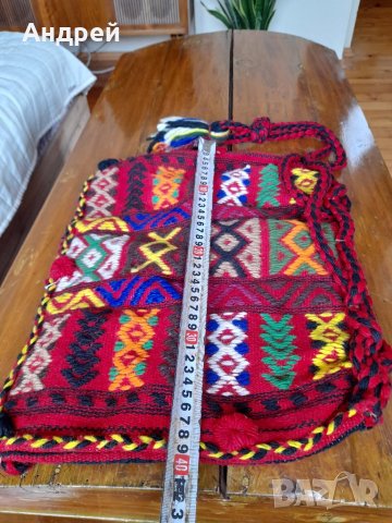 Стара овчарска торба #10, снимка 5 - Антикварни и старинни предмети - 41876167