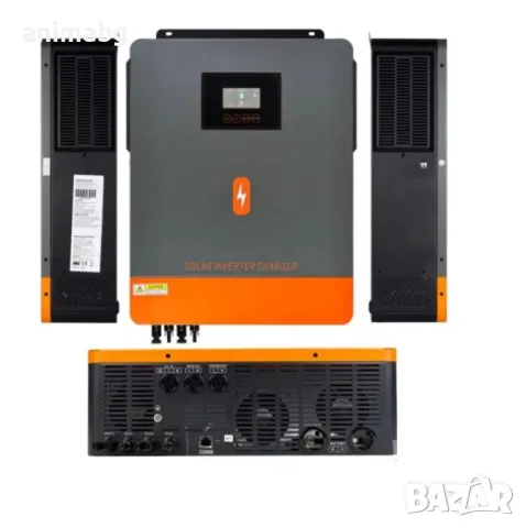 ANIMABG Хибриден соларен инвертор PowMr 6.2KW с WiFi, снимка 4 - Друга електроника - 48627115